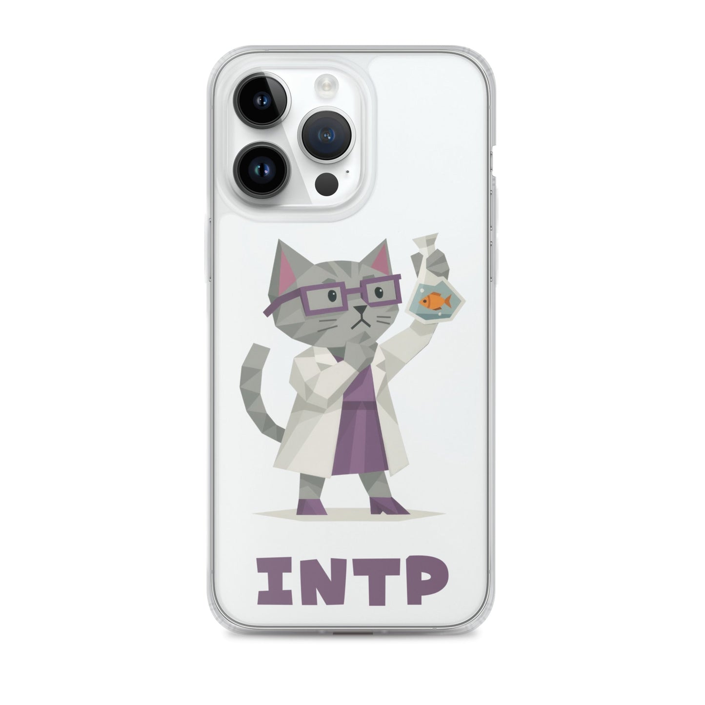 INTP iPhone Case | The Personality Cats Case | MBTI Accessories - MindGem