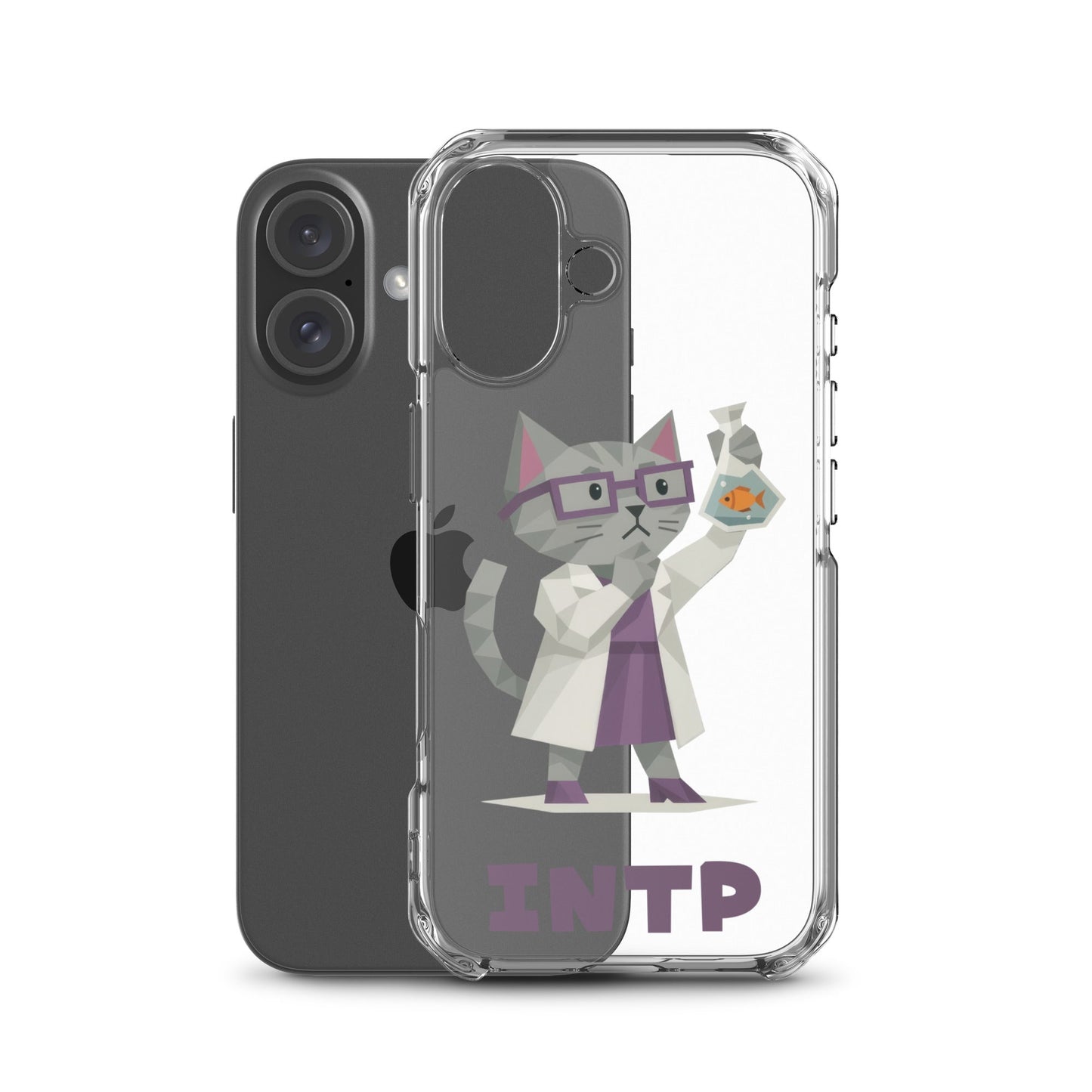 INTP iPhone Case | The Personality Cats Case | MBTI Accessories - MindGem