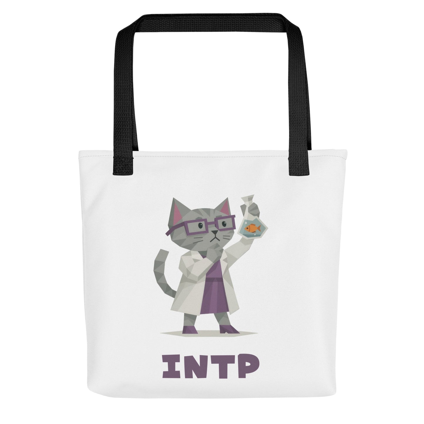 INTP Tote Bag | The Personality Cats Tote | MBTI Accessories - MindGem