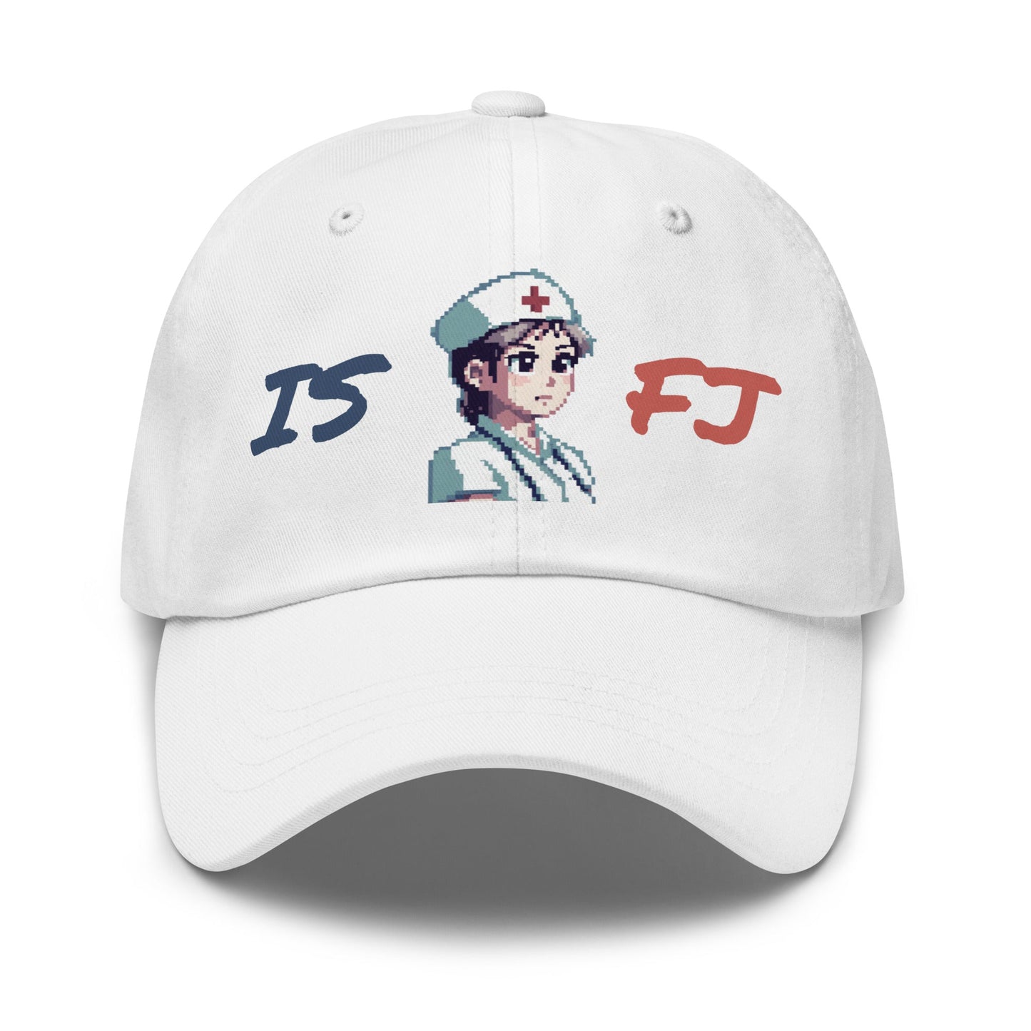 ISFJ Female Pixel Art Embroidered Dad Hat - MindGem