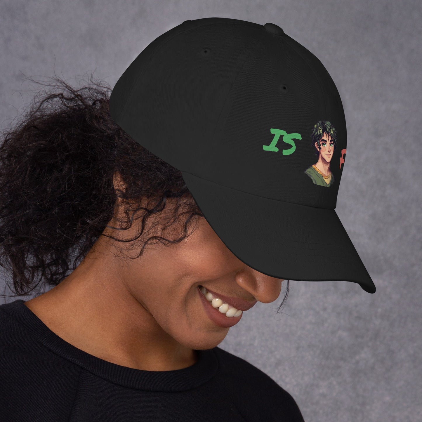 ISFP Male Pixel Art Embroidered Dad Hat - MindGem