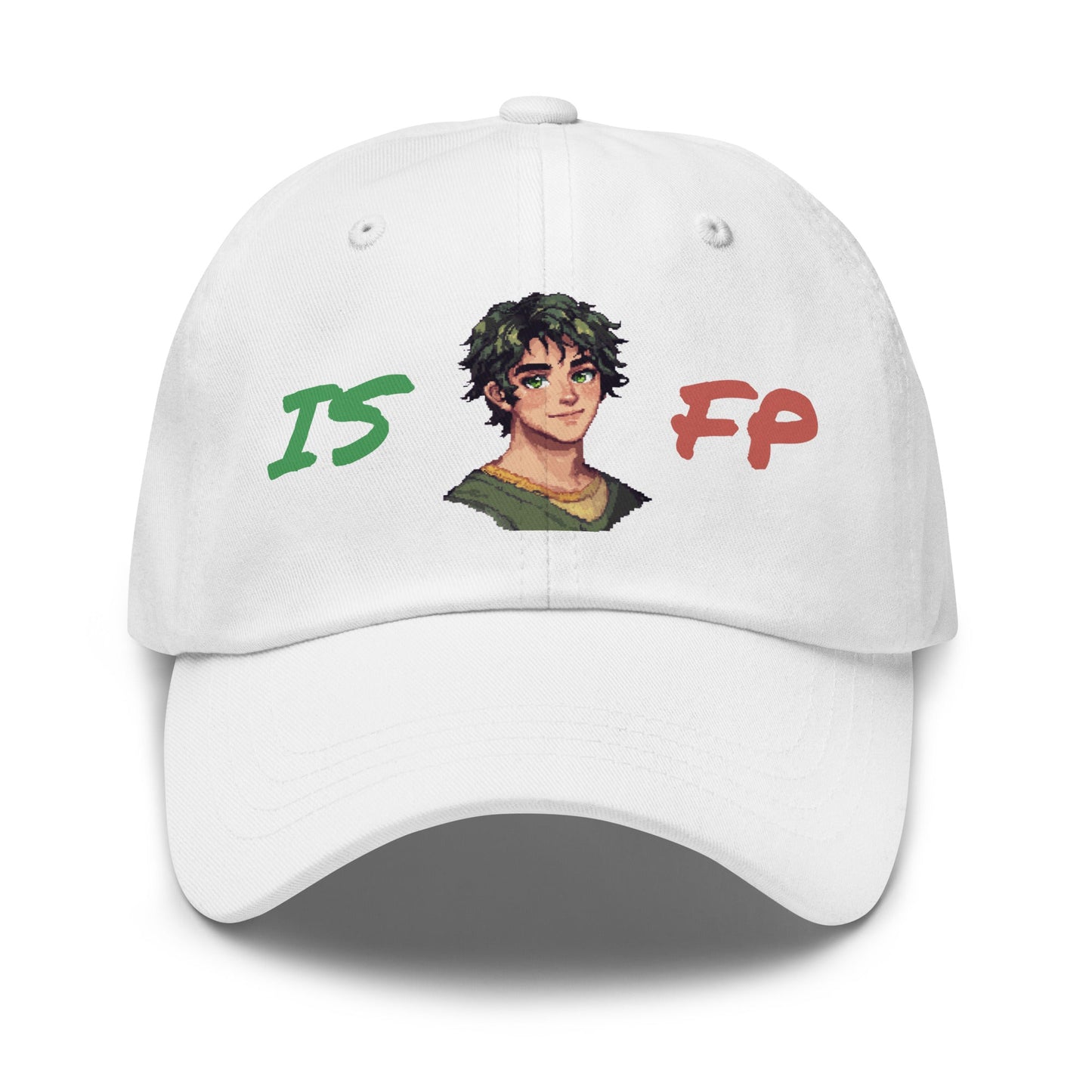 ISFP Male Pixel Art Embroidered Dad Hat - MindGem