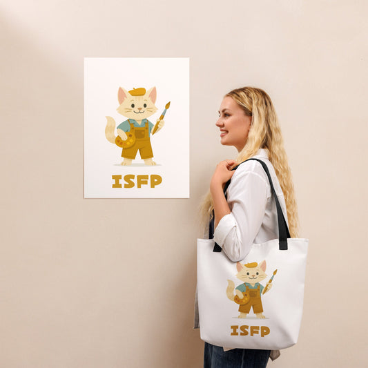 ISFP Tote Bag | The Personality Cats Tote | MBTI Accessories - MindGem