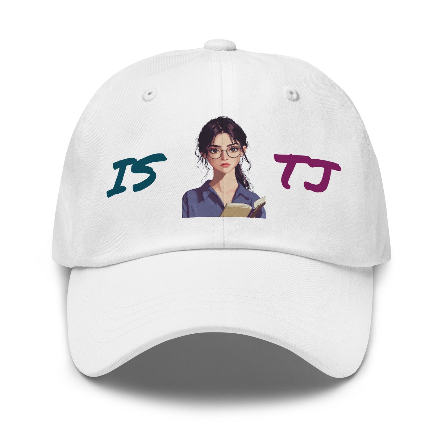 ISTJ Female Pixel Art Embroidered Dad Hat - MindGem