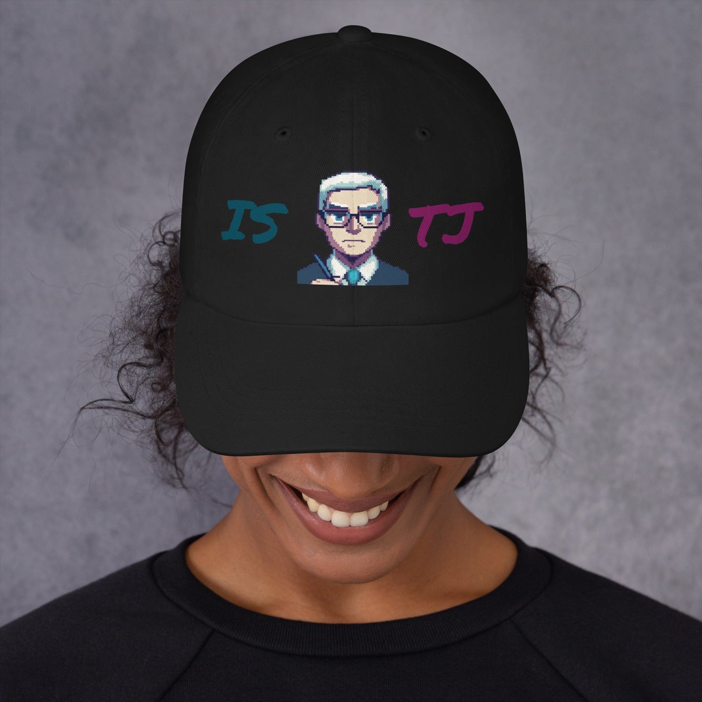 ISTJ Male Pixel Art Embroidered Dad Hat - MindGem