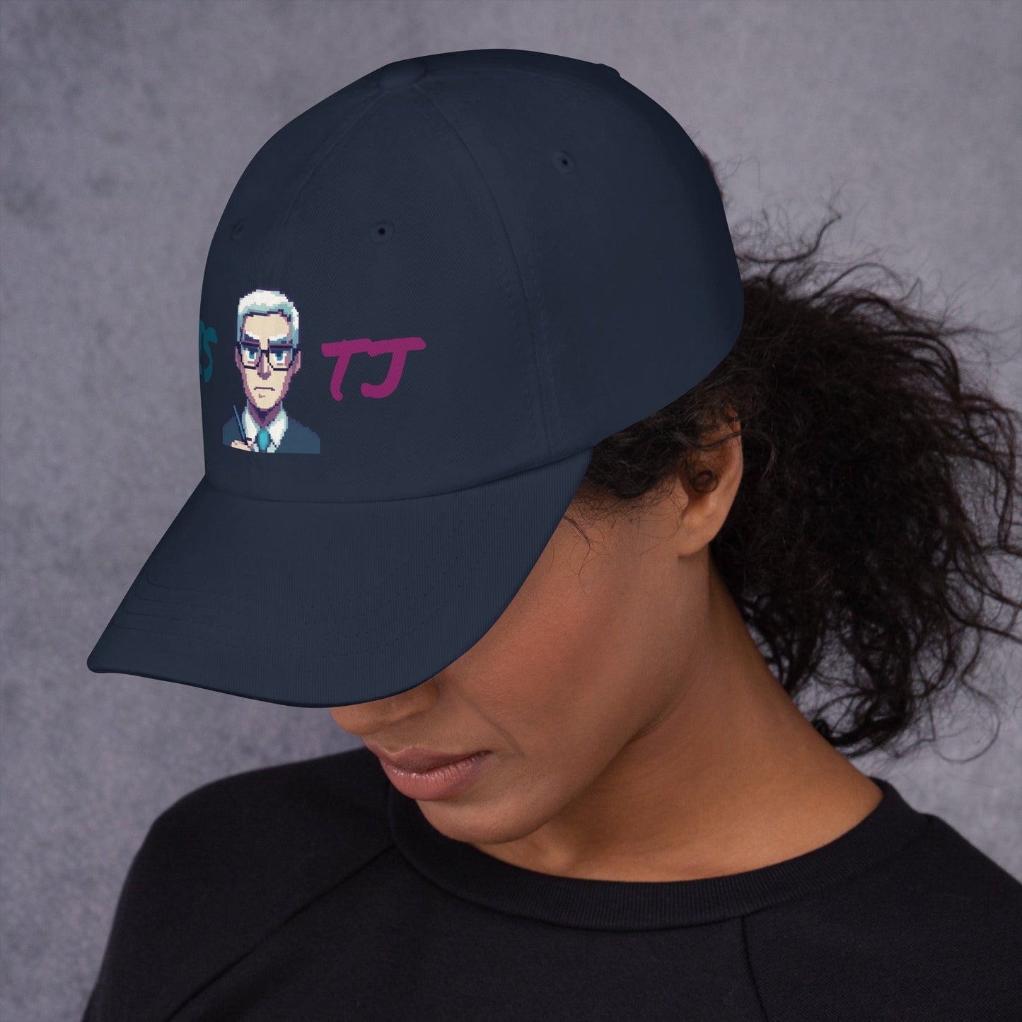 ISTJ Male Pixel Art Embroidered Dad Hat - MindGem