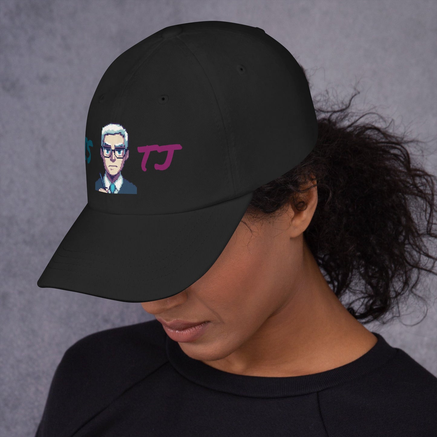 ISTJ Male Pixel Art Embroidered Dad Hat - MindGem