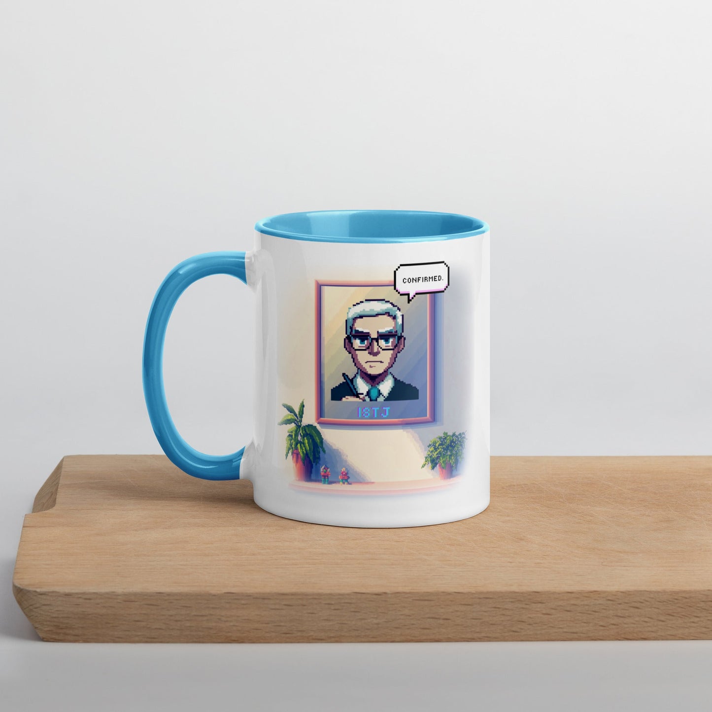 ISTJ Male Pixel Art Mug | "Inner Mirror" | Reflect Your True Self - MindGem