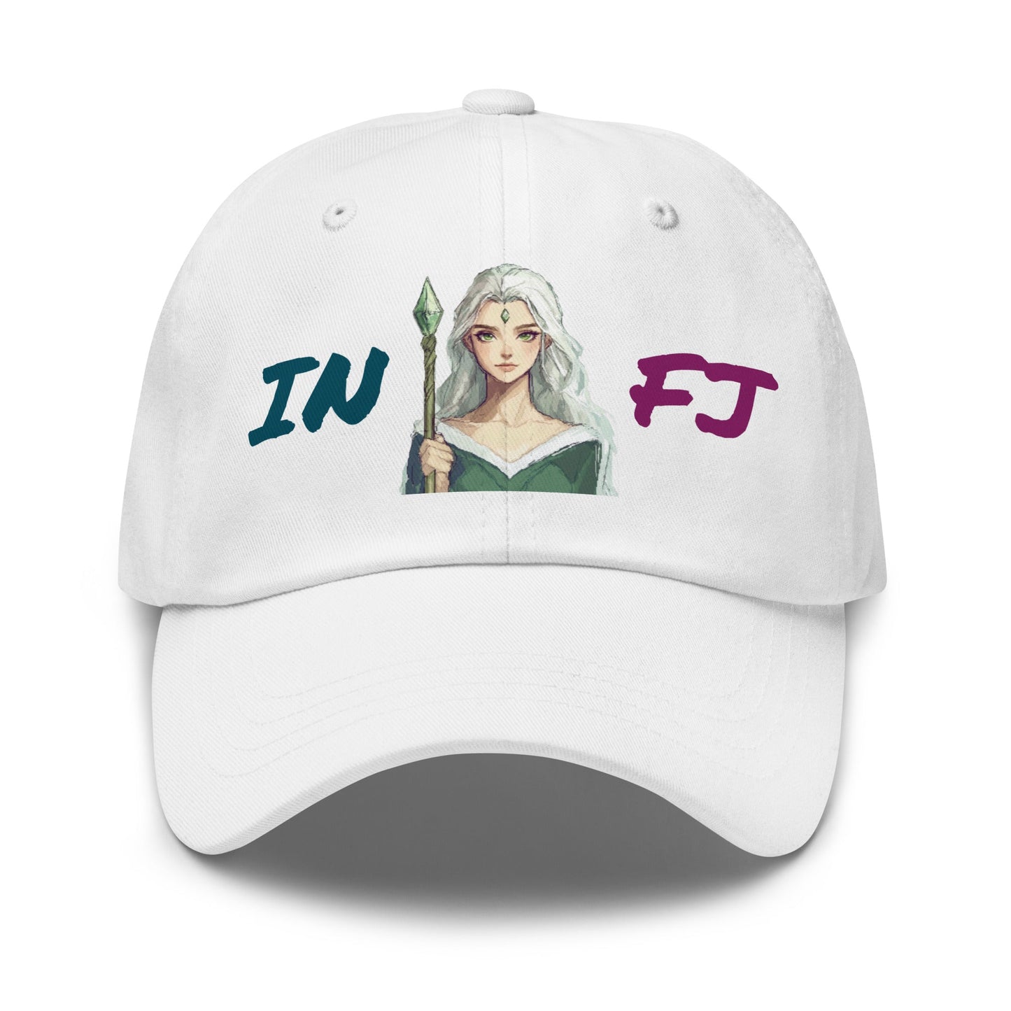 ISTP Female Pixel Art Embroidered Dad Hat - MindGem