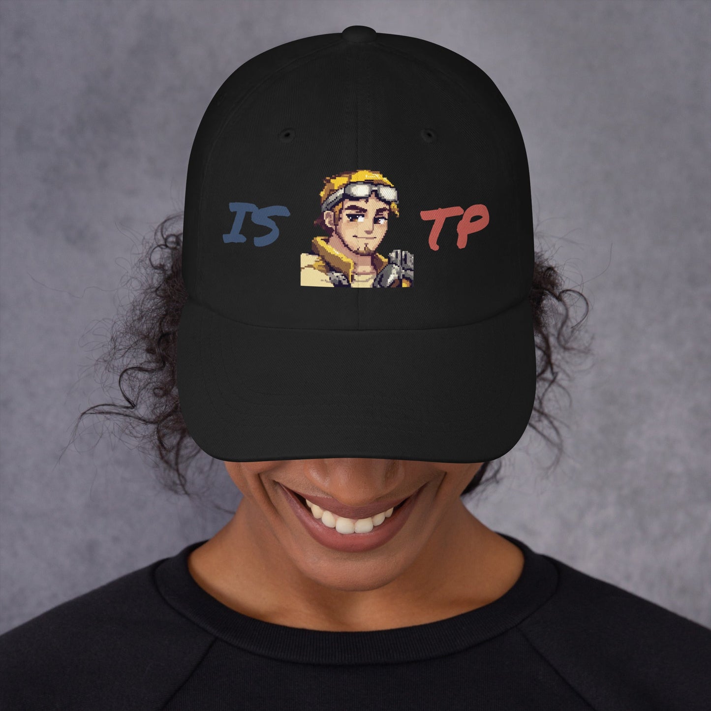 ISTP Male Pixel Art Embroidered Dad Hat - MindGem
