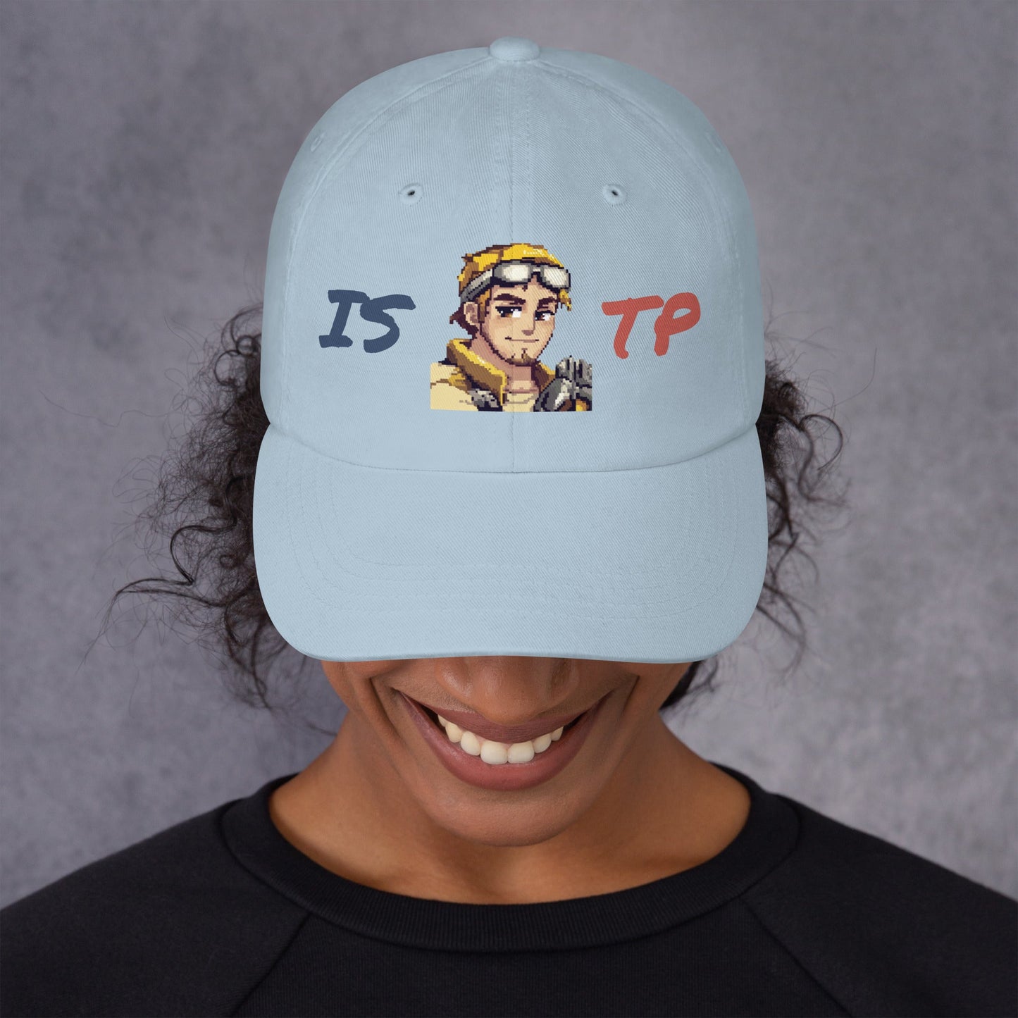 ISTP Male Pixel Art Embroidered Dad Hat - MindGem