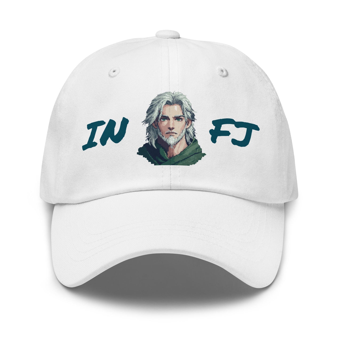 ISTP Male Pixel Art Embroidered Dad Hat - MindGem