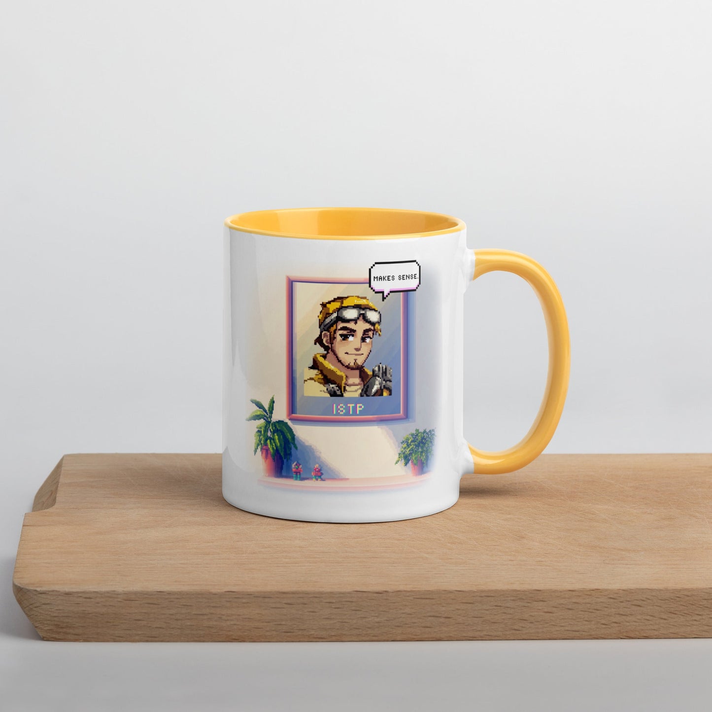 ISTP Male Pixel Art Mug | "Inner Mirror" | Reflect Your True Self - MindGem