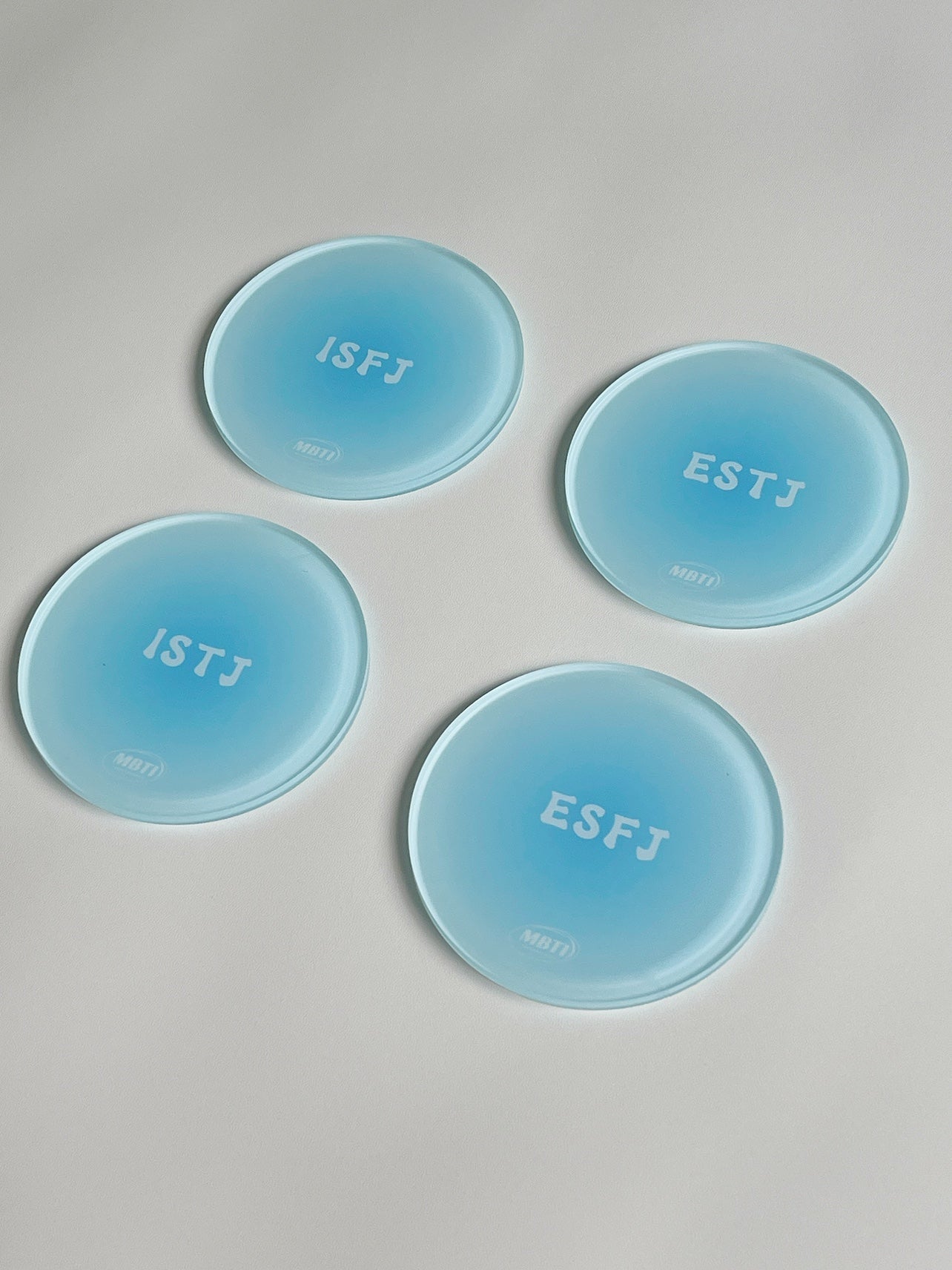MBTI Dopamine Drink Coaster | Aesthetic Desk Accessories & Personality Gift - MindGem
