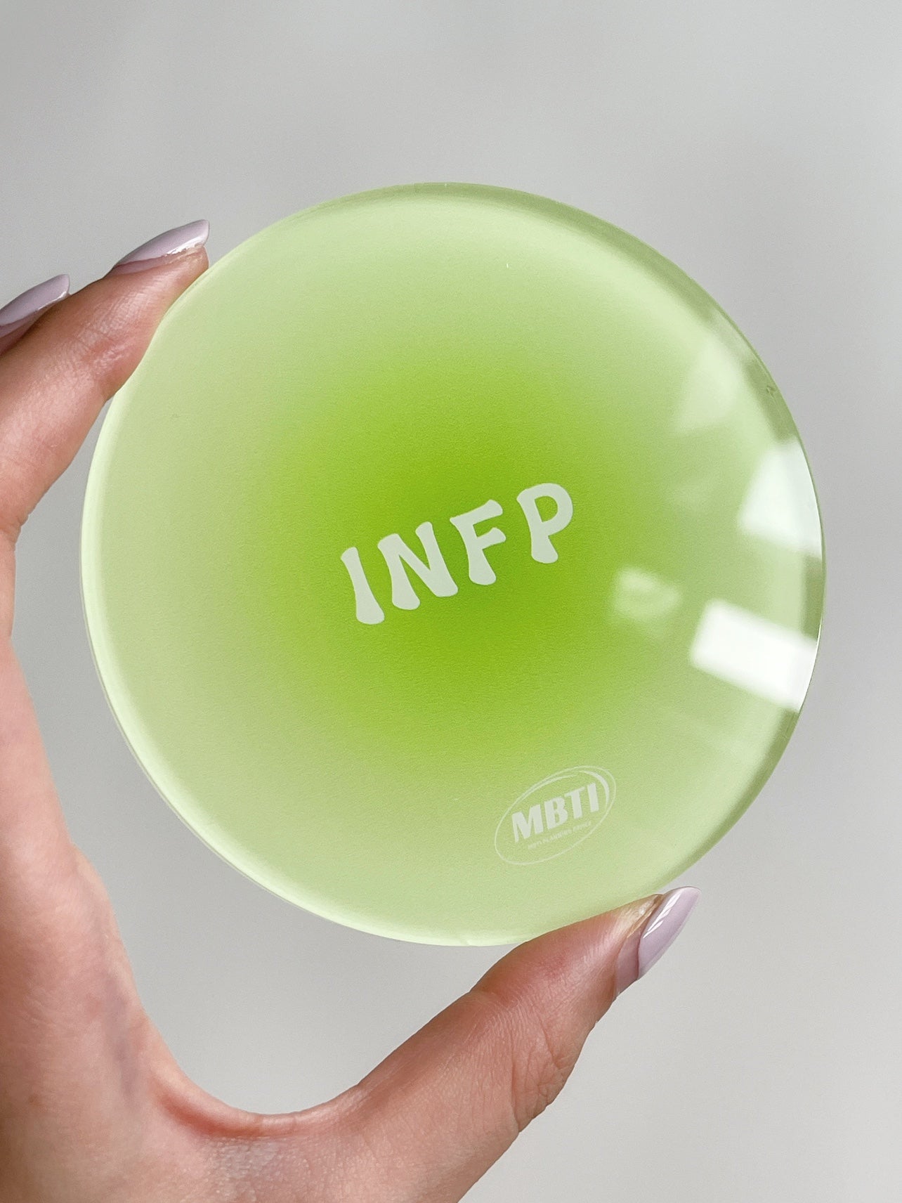 MBTI Dopamine Drink Coaster | Aesthetic Desk Accessories & Personality Gift - MindGem
