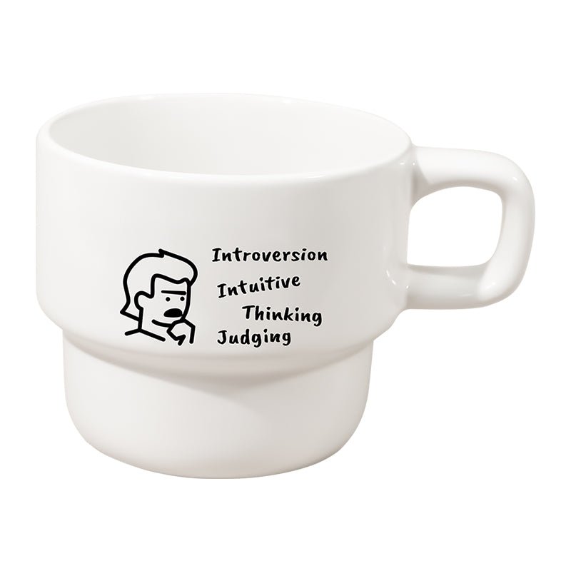 Stackable MBTI Mug | Modern Coffee Mugs & Personality Gift - MindGem