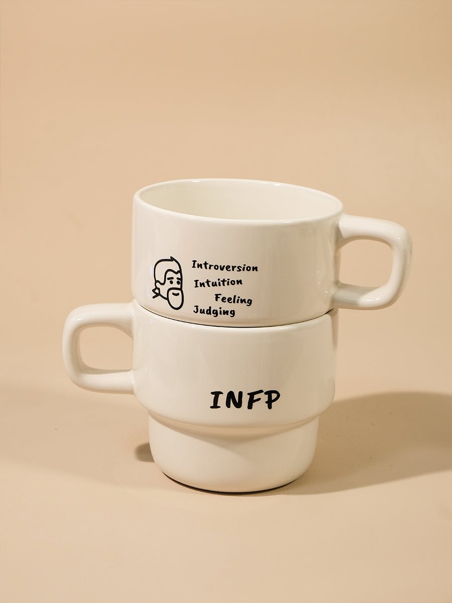Stackable MBTI Mug | Modern Coffee Mugs & Personality Gift - MindGem