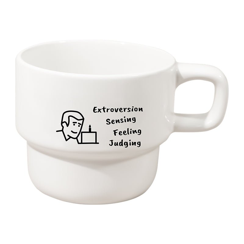 Stackable MBTI Mug | Modern Coffee Mugs & Personality Gift - MindGem