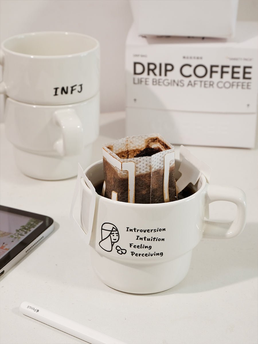 Stackable MBTI Mug | Modern Coffee Mugs & Personality Gift - MindGem