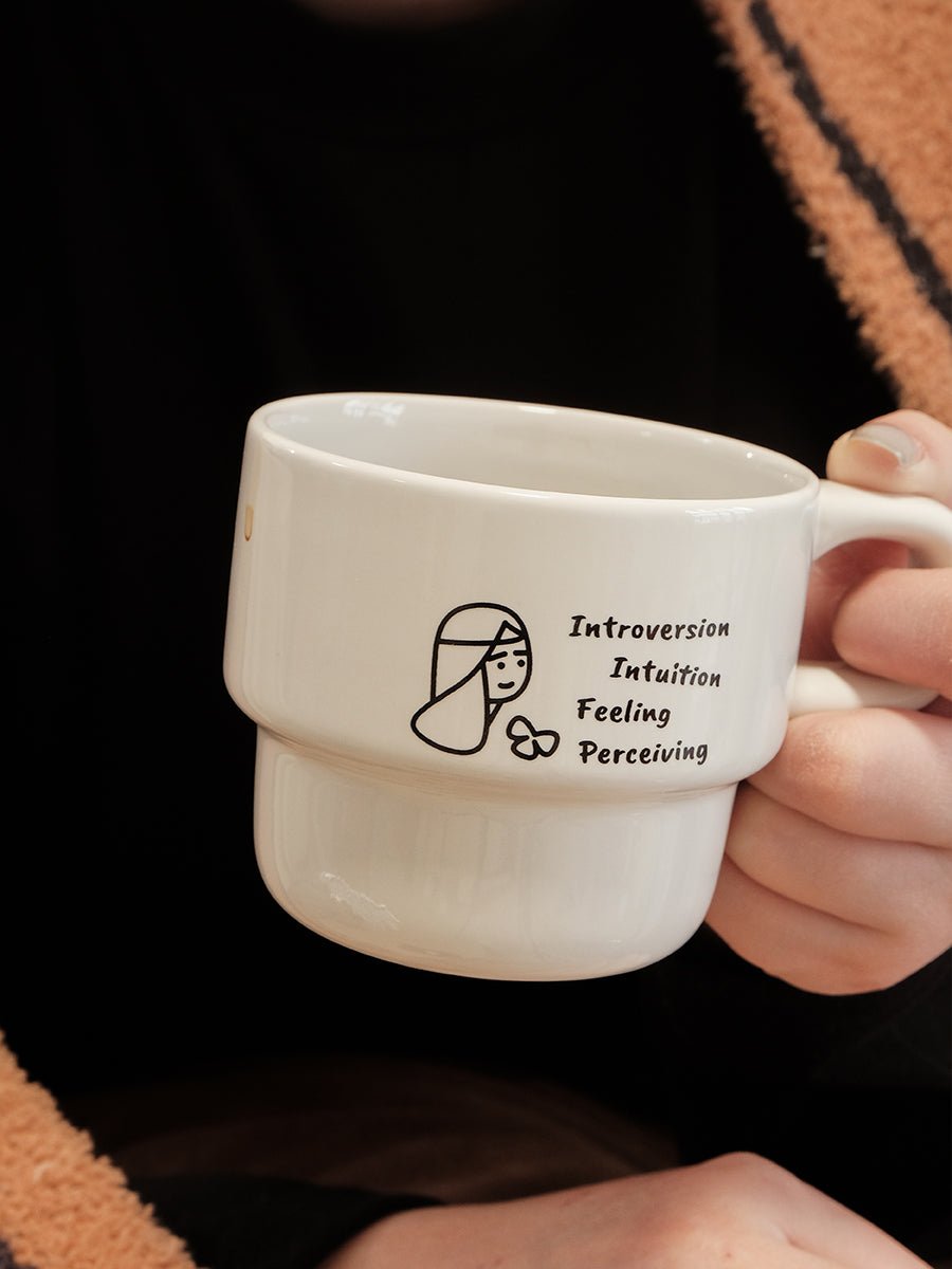 Stackable MBTI Mug | Modern Coffee Mugs & Personality Gift - MindGem