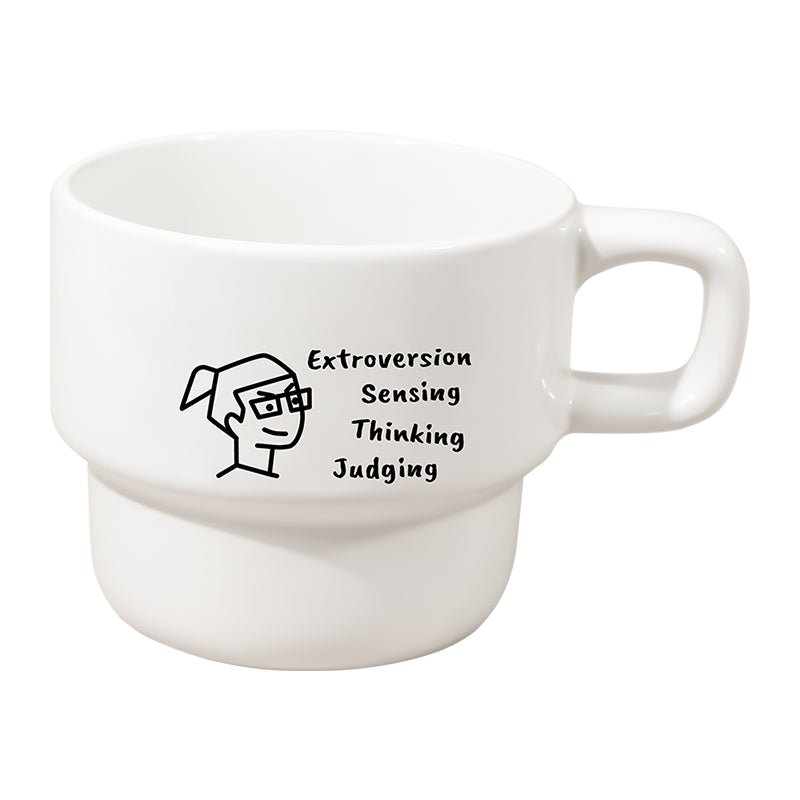 Stackable MBTI Mug | Modern Coffee Mugs & Personality Gift - MindGem