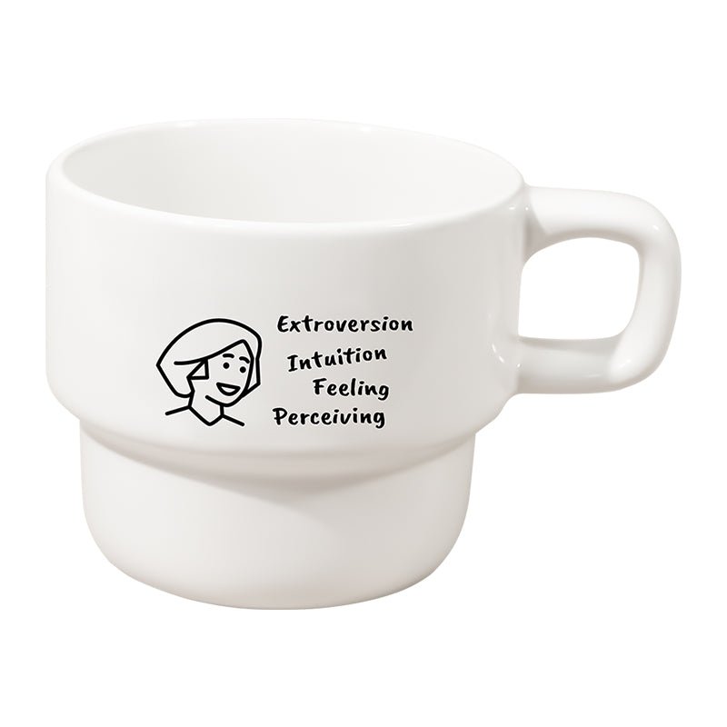 Stackable MBTI Mug | Modern Coffee Mugs & Personality Gift - MindGem