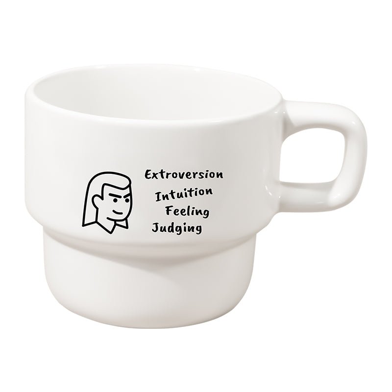 Stackable MBTI Mug | Modern Coffee Mugs & Personality Gift - MindGem