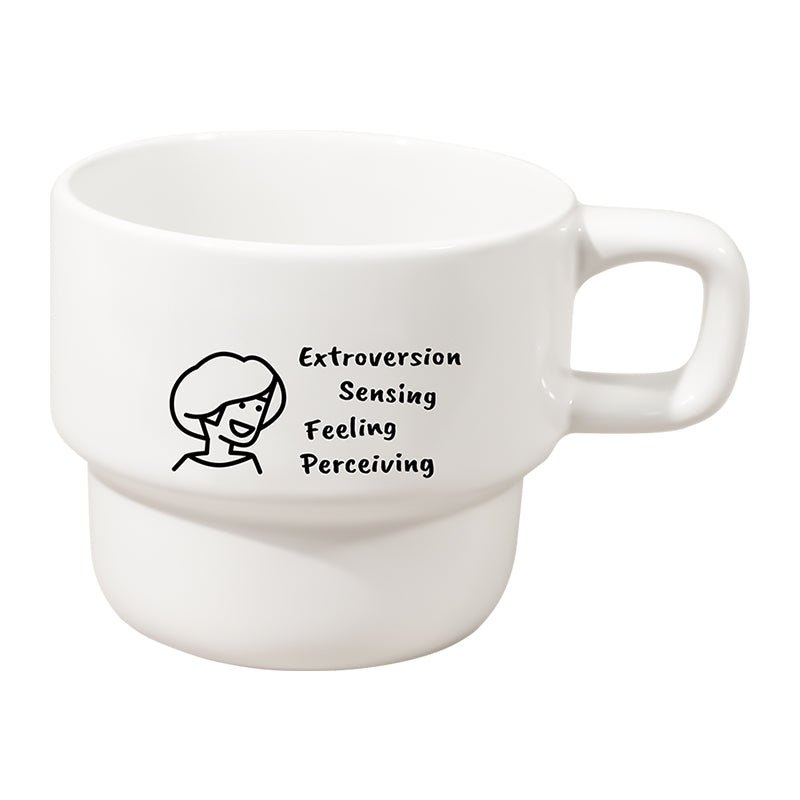 Stackable MBTI Mug | Modern Coffee Mugs & Personality Gift - MindGem