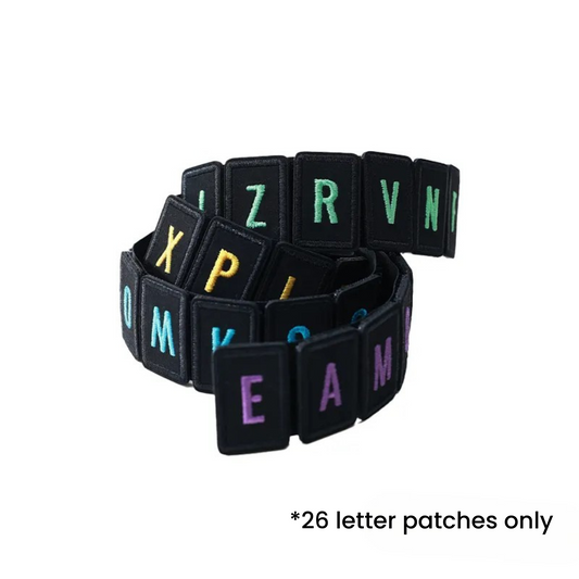 Custom Letter Patches | Embroidered Velcro Patches for Hats