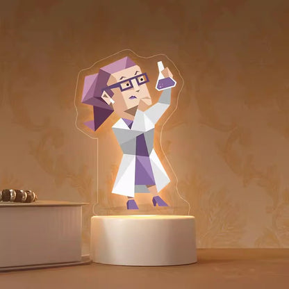 3D MBTI Personality Night Light & Desk Ornament | Unique Gift for Students & Office 💡 - MindGem