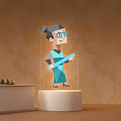 3D MBTI Personality Night Light & Desk Ornament | Unique Gift for Students & Office 💡