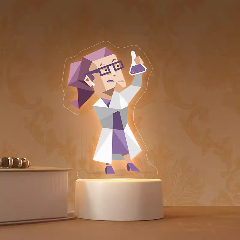 3D MBTI Personality Night Light & Desk Ornament | Unique Gift for Students & Office 💡