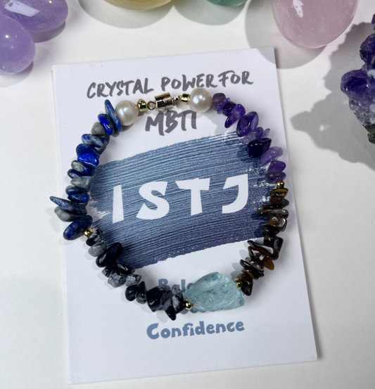 ISTJ-The Logistician's Confidence Crystal & Pearl Bracelet 💼