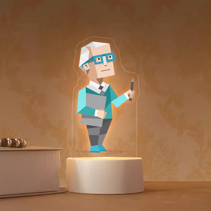 3D MBTI Personality Night Light & Desk Ornament | Unique Gift for Students & Office 💡