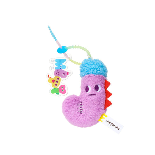 MBTI Monster Plushie Keychain - Cute Alphabet Character Bag Charm