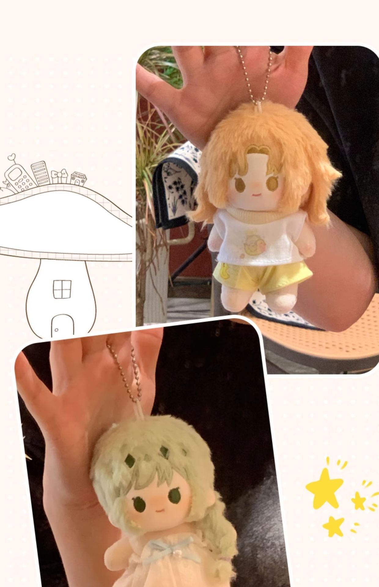 MBTI Personality Plush Keychain | 10cm Cute Mini Doll Gift
