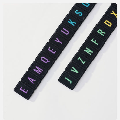Custom Letter Patches | Embroidered Velcro Patches for Hats