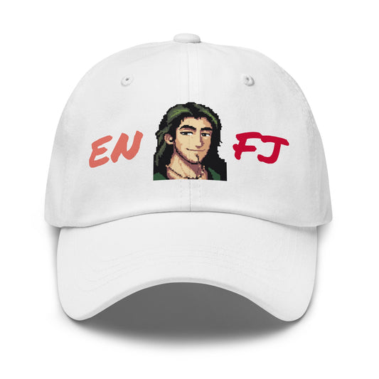 ENFJ Male Pixel Art Embroidered Dad Hat - MindGem