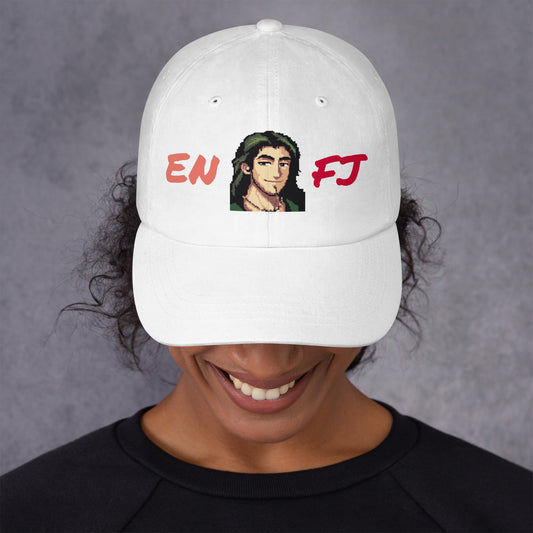 ENFJ Male Pixel Art Embroidered Dad Hat - MindGem