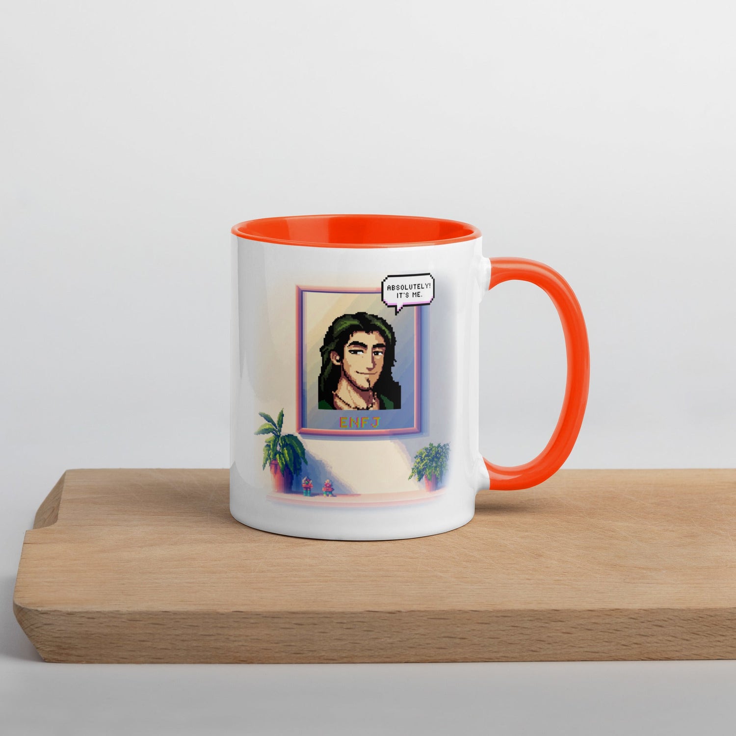 ENFJ Male Pixel Art Mug | "Inner Mirror" | Reflect Your True Self - MindGem
