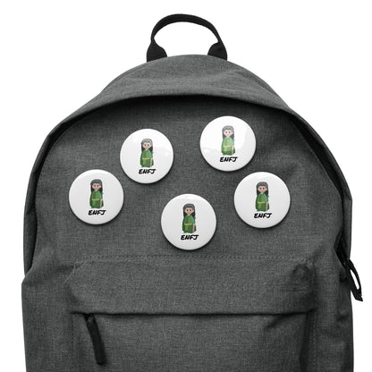 ENFJ Pixel Art Pin Button Set: Hand - Drawn Advocate (5 - Pack) - MindGem