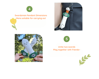 ENFJ "Protagonist's Sword" | Cute Plush Sword & Keychain - MindGem