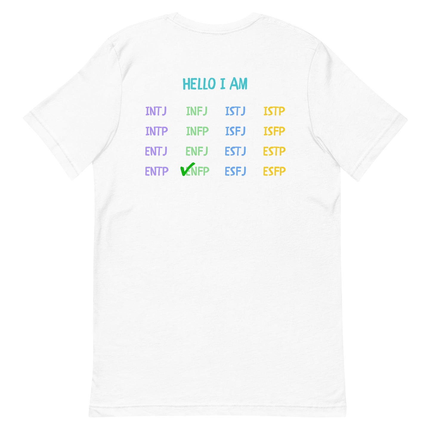 [ENFP] "Hello I Am" MBTI Personality T-Shirt - MindGem