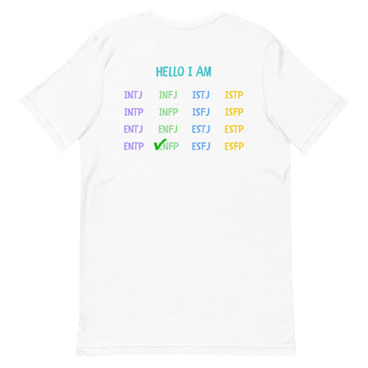 [ENFP] "Hello I Am" MBTI Personality T-Shirt - MindGem