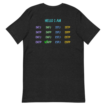 [ENFP] "Hello I Am" MBTI Personality T-Shirt - MindGem