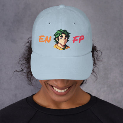 ENFP Male Pixel Art Embroidered Dad Hat - MindGem