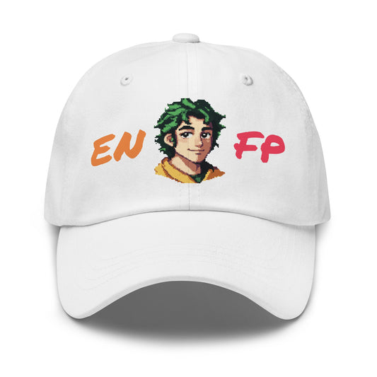 ENFP Male Pixel Art Embroidered Dad Hat - MindGem