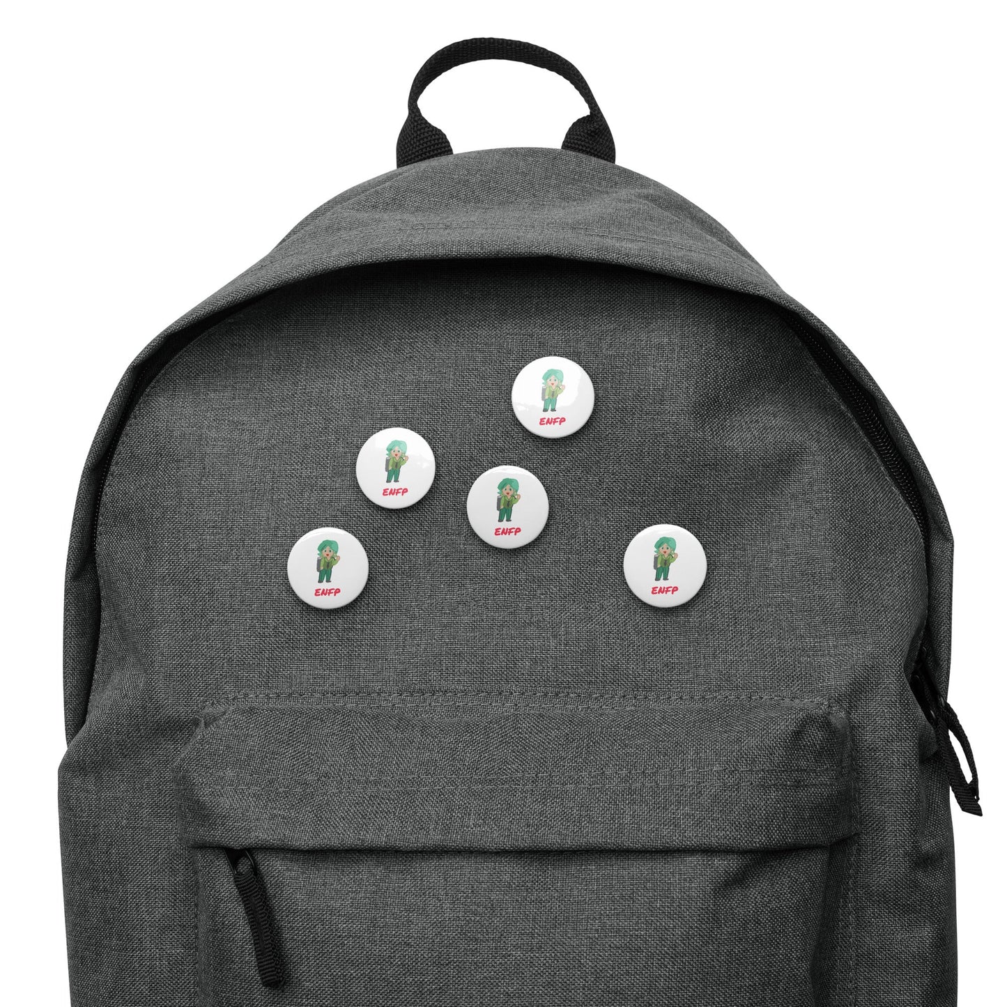 ENFP Pixel Art Pin Button Set: The Passionate Campaigner (5 - Pack) - MindGem