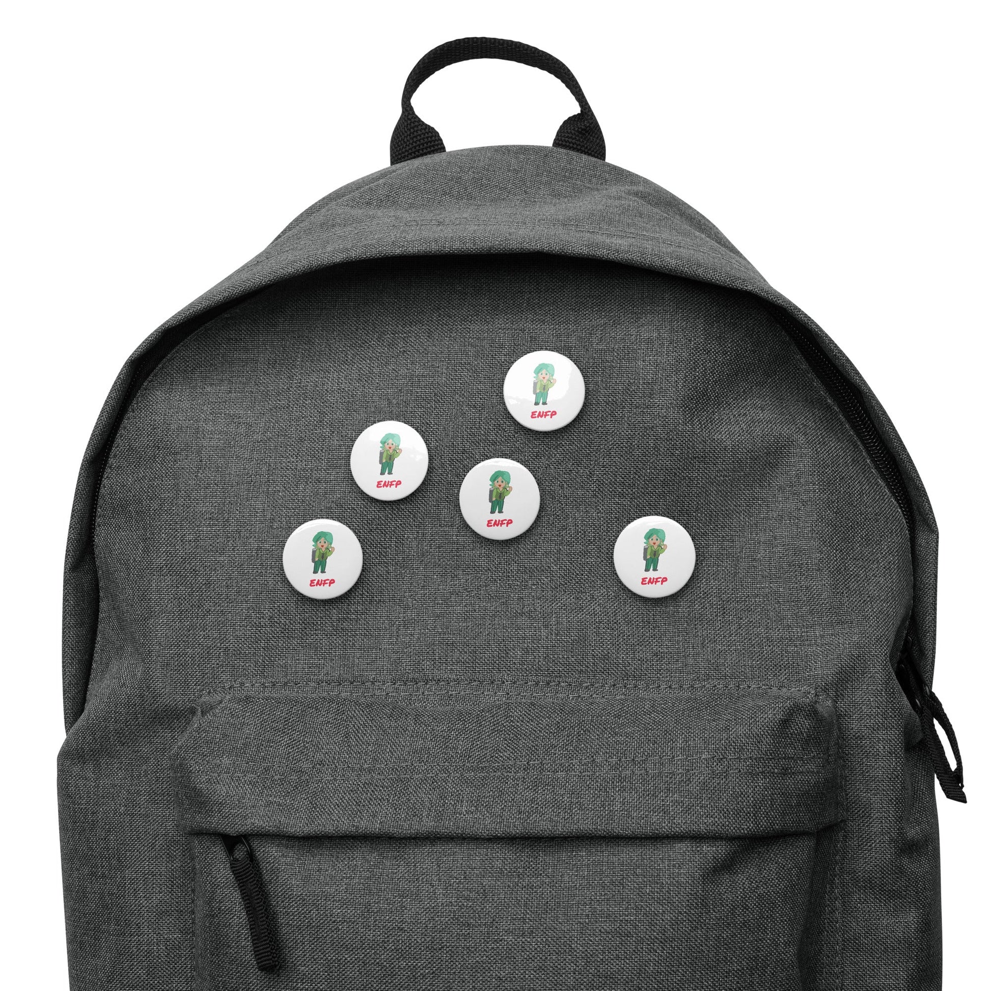 ENFP Pixel Art Pin Button Set: The Passionate Campaigner (5 - Pack) - MindGem