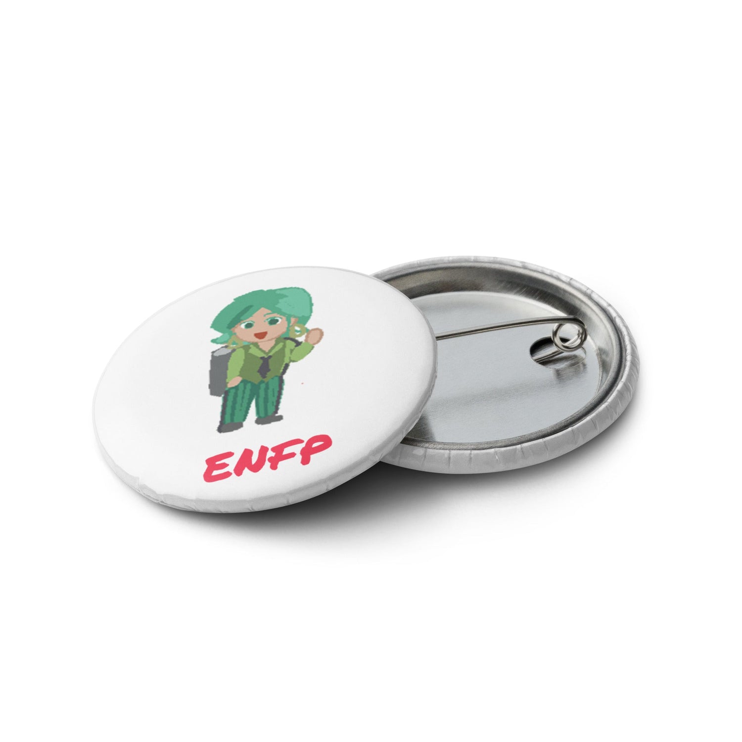 ENFP Pixel Art Pin Button Set: The Passionate Campaigner (5 - Pack) - MindGem
